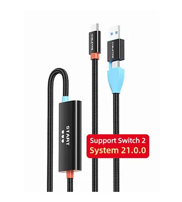 Cable capturador de Video USB-C con puerto USB-C PD 100W - CABLETIME | CC19L