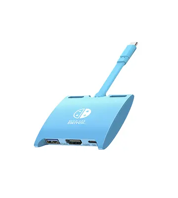 Adaptador Hub de USB-C a HDMI, USB-A, USB-C PD 100W - Nintendo Switch (Azul) CABLETIME | CB40U