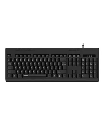 Teclado con Cable USB (Negro) RAPOO | NK2400