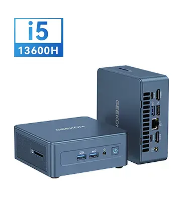 Mini PC GEEKOM con Intel® Core i5-13600H, Win Pro 11 , 16GB RAM + 1TB SSD | Mini IT13