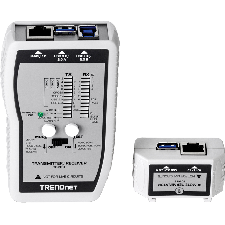 TRENDnet TC-NT3. Testeador de Cables VDV y USB