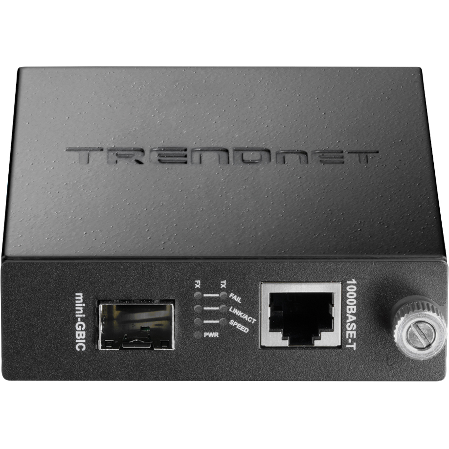Convertidor Fibra 100/1000Base-T a SFP . TFC-1000MGA