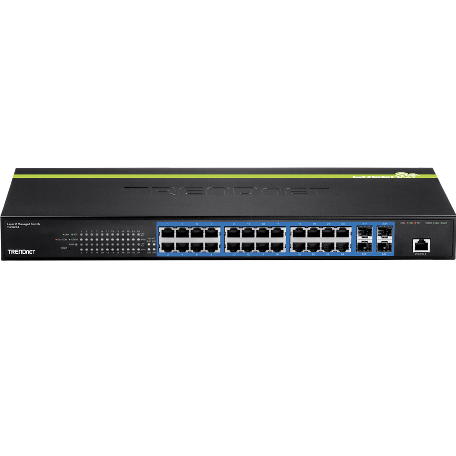 TRENDnet TL2-G244. Switch Admin. 24 Port. 10/100/1000Mbps Capa 2 no POE