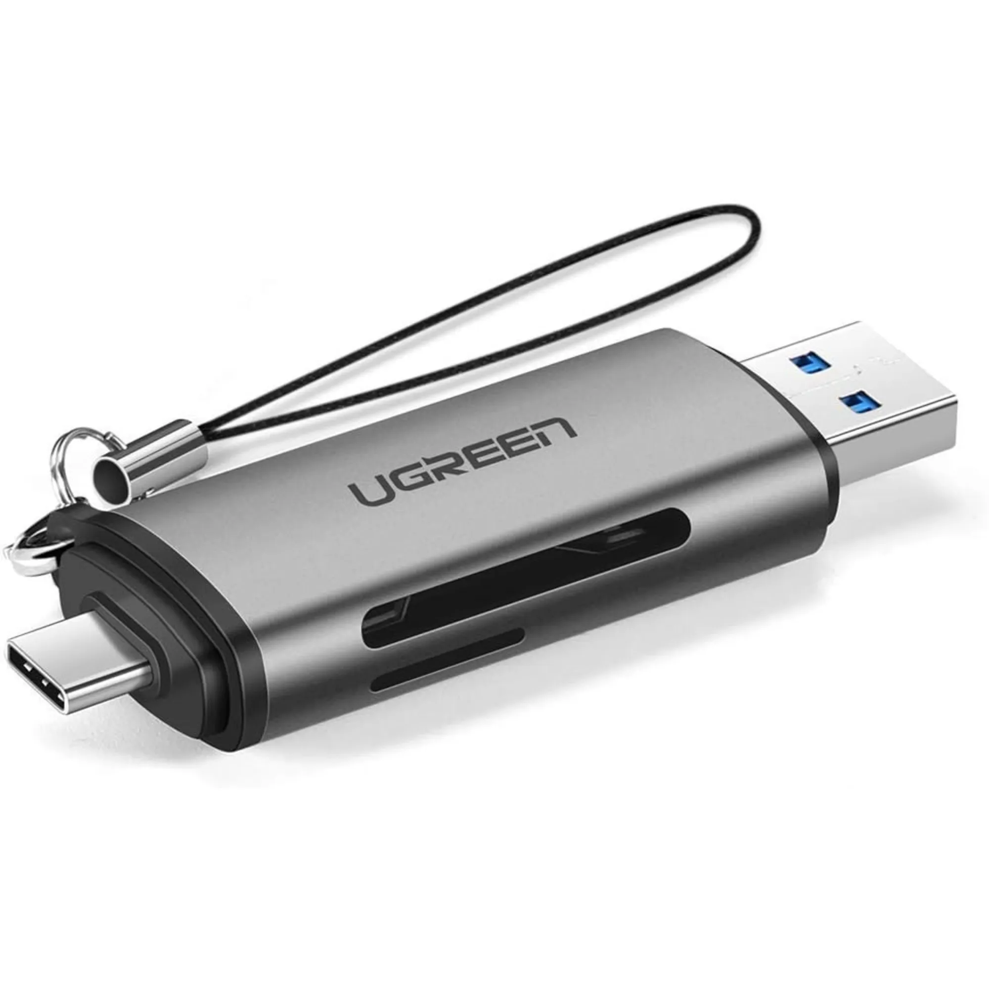 CM185 - ADAPTADOR USB/USB A + CARD READER UGREEN - CO010016