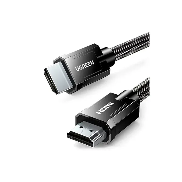 PROMO - HD135 - CABLE HDMI 2MTS - M/M REDONDO TRENZADO - 8K - GRIS UGREEN - CC050100 - DISPLAY & CONTROL