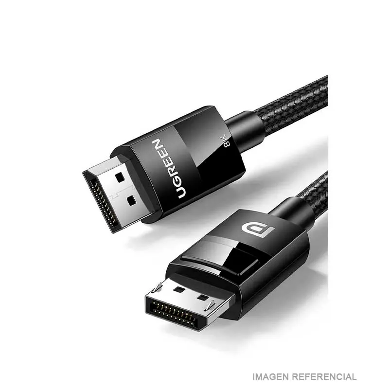 PROMO - 80394 - CABLE DISPLAY PORT 1.4 - MACHO A MACHO - 5 MTS UGREEN - CO010069