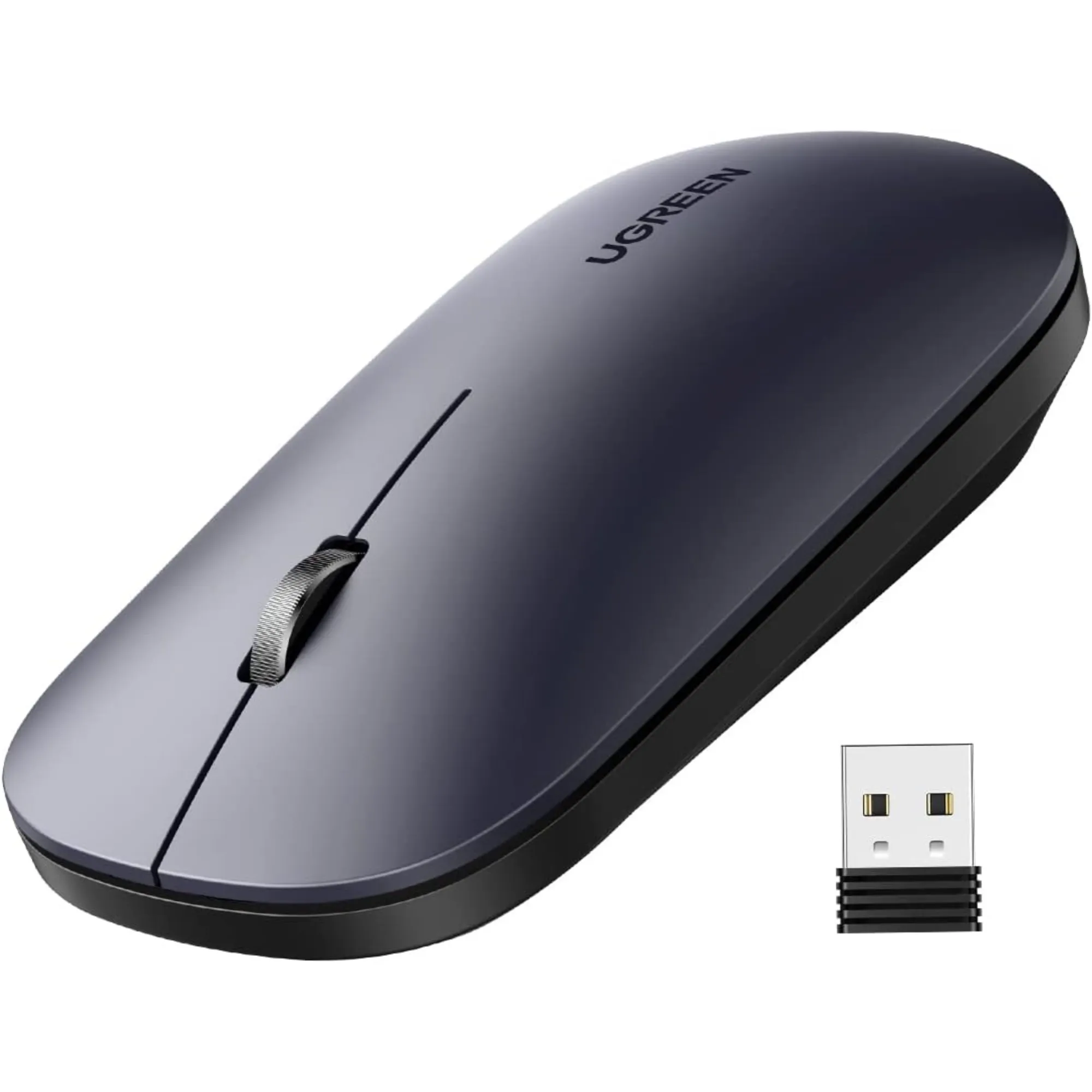 PROMO - MU001 - MOUSE INALAMBRICO NEGRO- 4000 DPI UGREEN - CO020039