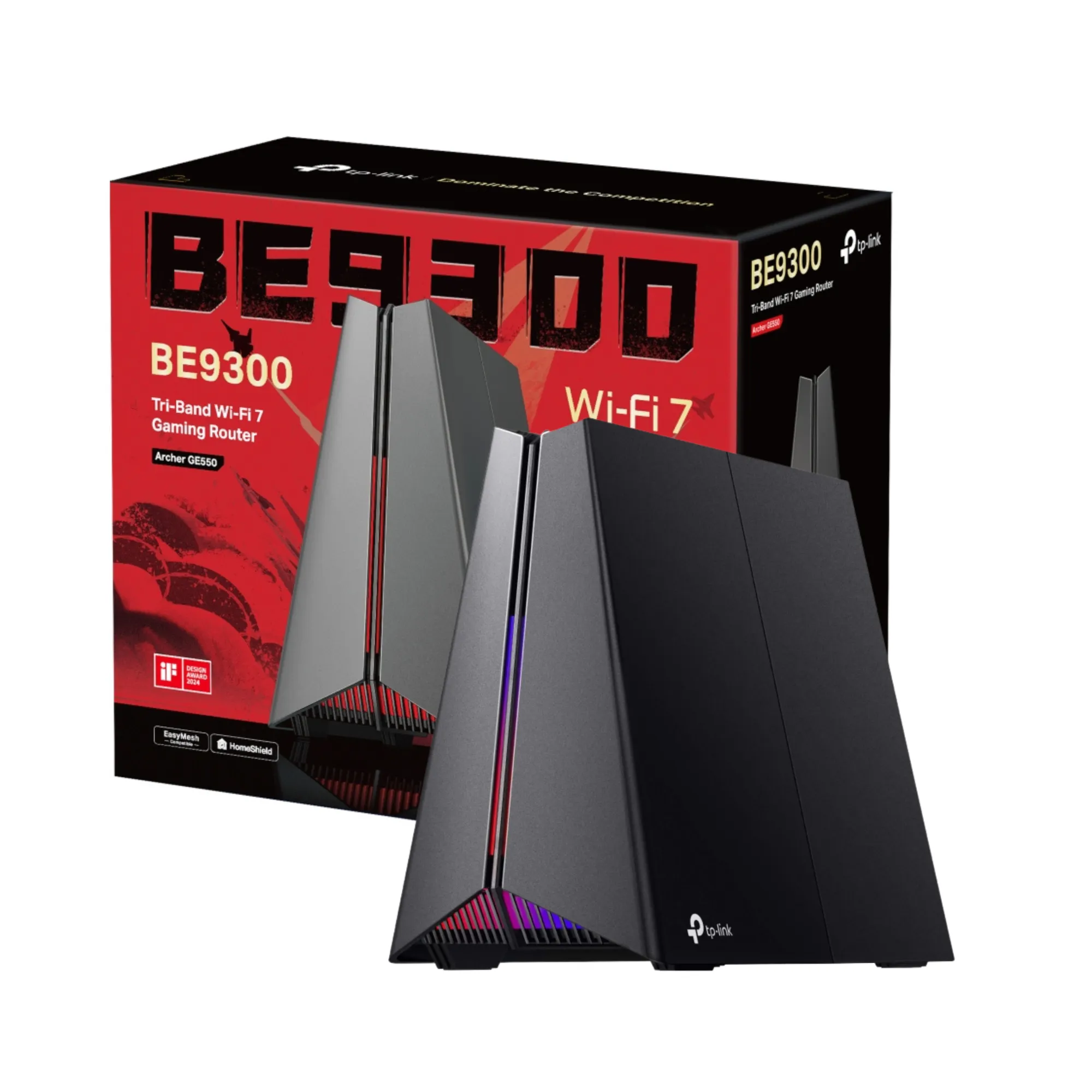 ARCHER GE550 TP-LINK Router Gaming WiFi7 tri band BE9300 - RE090271 - WIRELESS HOME & OFFICE
