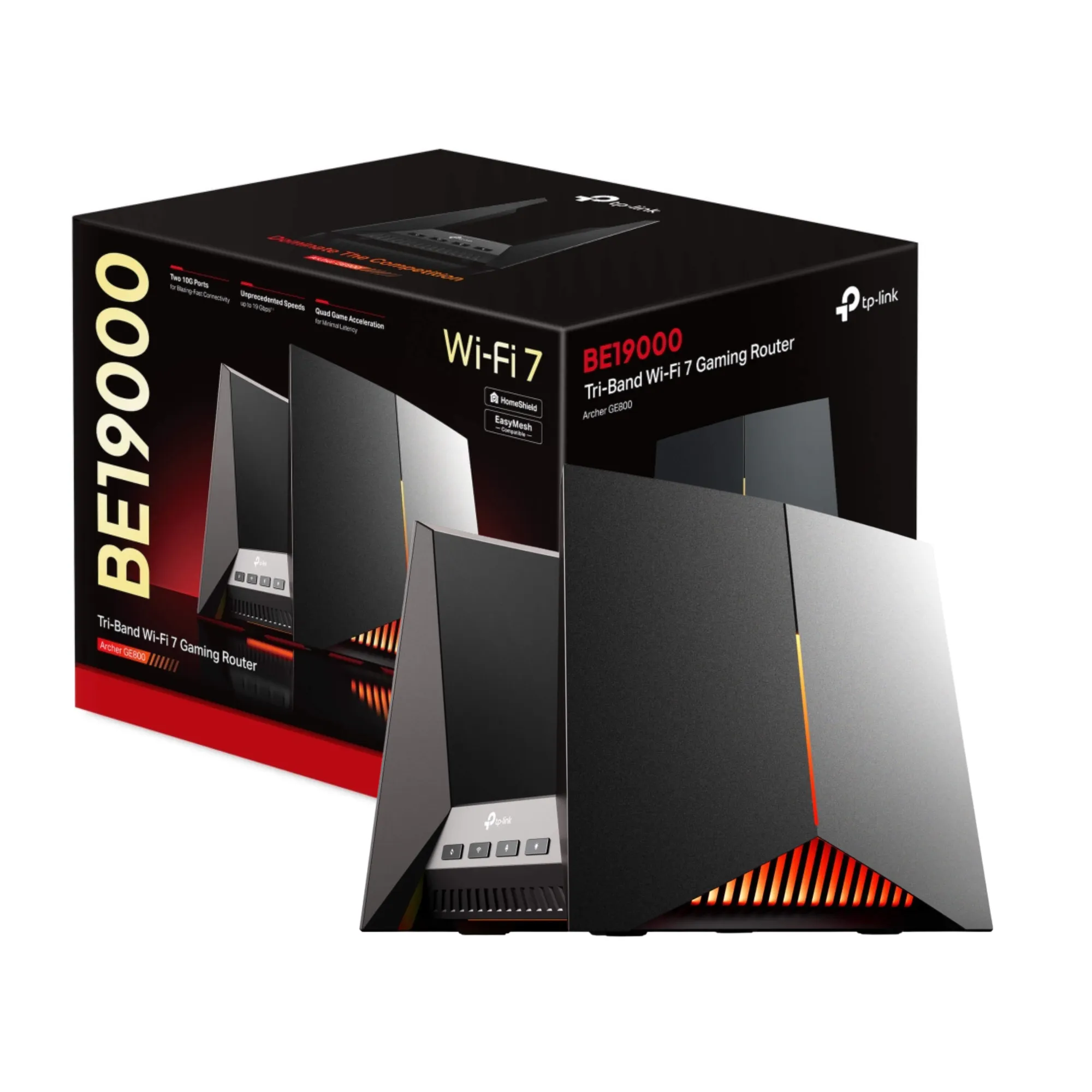 Archer GE800 TP-LINK Router Gaming WiFi7 tri band BE19000 - RE090255 - WIRELESS HOME & OFFICE