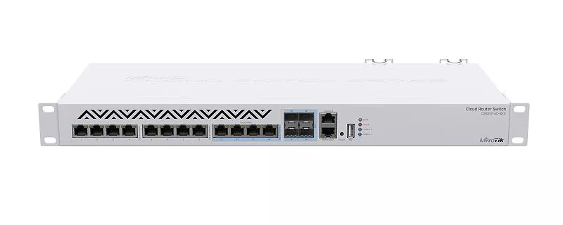 CRS312-4C+8XG-RM - CLOUD ROUTER SWITCH 10G ETHERNET MIKROTIK - RE070082