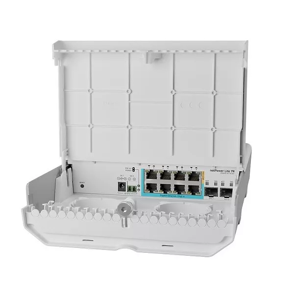 NAVIDAD - CSS610-1GI-7R-2S+OUT - NETPOWER LITE 7R MIKROTIK - RE070166