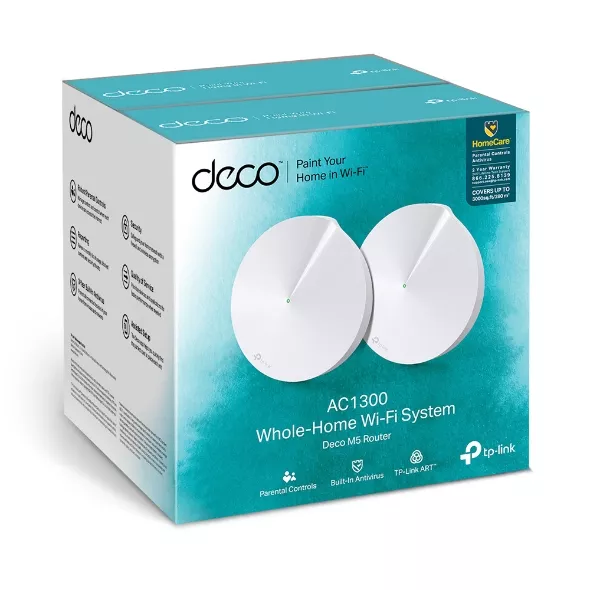 DECO M5(2-PACK) TP-Link Deco Wi-Fi 5 Mesh / AC1300 Dual Band - RE090106