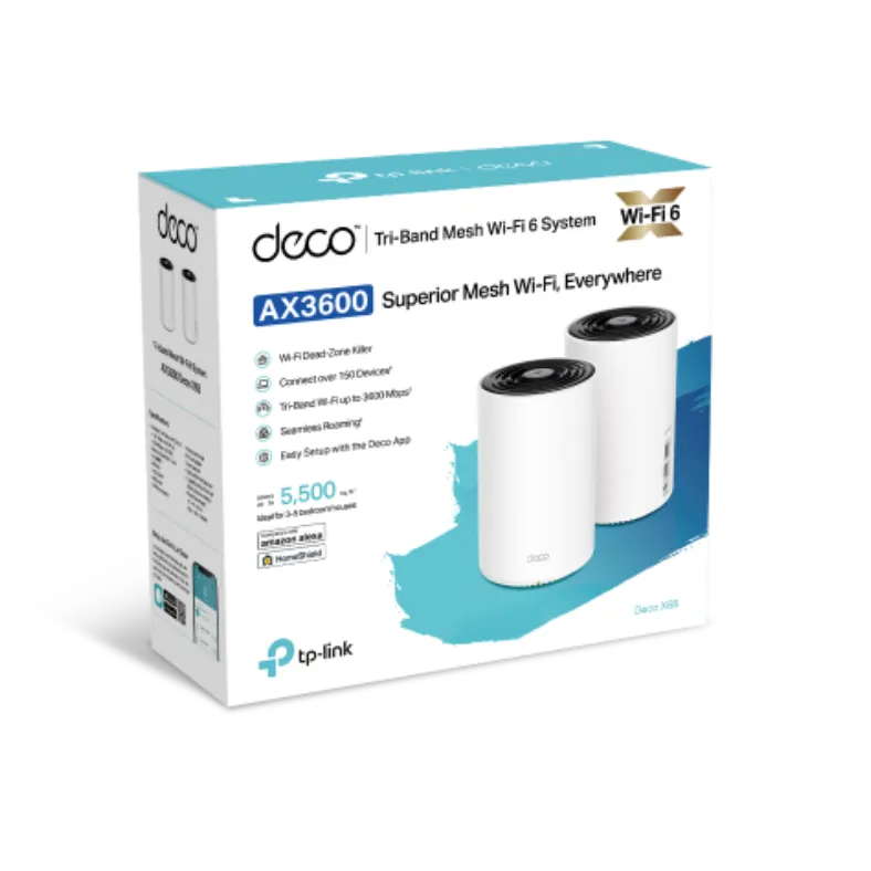 LIQUIDACION - Deco X68(2-PACK) TP-Link Deco Wi-Fi 6 Mesh / AX3600 Tri-Band - RE090084