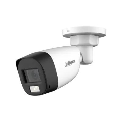 CAMARA DAHUA HDCVI 2MP SMART DUAL LIGHT BULLET 20M 1080P CON MICROFONO IP67 - CC030404 - CAMARAS & DVR HDCVI
