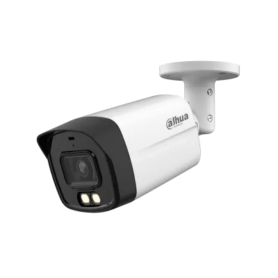CAMARA DAHUA HDCVI 4K 8MP SMART DUAL LIGHT BULLET 40M WDR 120DB CON MICROFONO IP67 - CC030409 - CAMARAS & DVR HDCVI