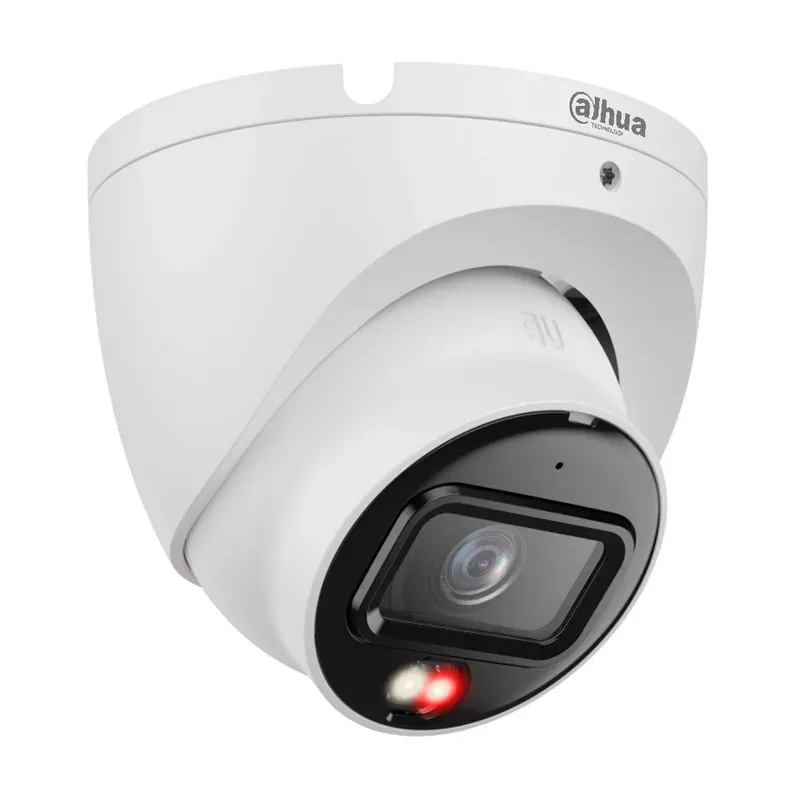 CAMARA IP DOMO DAHUA 6MP ENTRY SMART DUAL LIGHT LENTE FIJO CON MICROFONO INTEGRADO IP67 PoE - CC040624 - CAMARAS IP & NVR