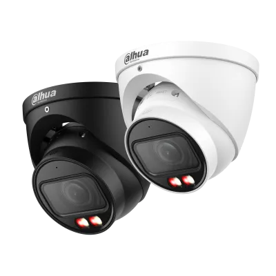 CÁMARA IP EYEBALL WIZSENSE 2MP VARIFOCAL, SMART DUAL LIGHT, IR 40M, IP67, PoE DAHUA - CC040698 - CAMARAS IP & NVR