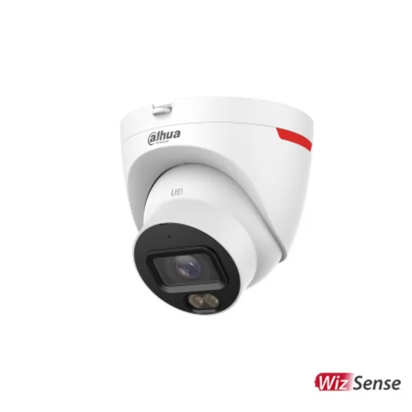 CAMARA IP EYEBALL 4MP WIZCOLOR (WIZSENSE), LUZ CALIDA 30M, MIC, IP67, POE DAHUA - CC040580 - CAMARAS IP & NVR