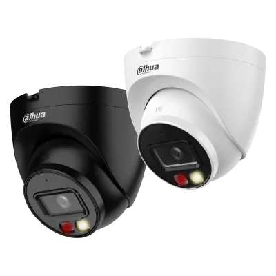CAMARA IP DAHUA 8MP 4K EYEBALL LENTE 2.8MM DUAL LIGHT IR 30M POE SMD PLUS - CC040658 - CAMARAS IP & NVR