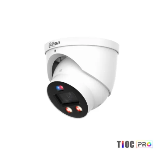 CAMARA IP EYEBALL 8MP TIOC PRO WIZCOLOR, IR 30M + LUZ CALIDA 30M DAHUA - CC040583 - CAMARAS IP & NVR