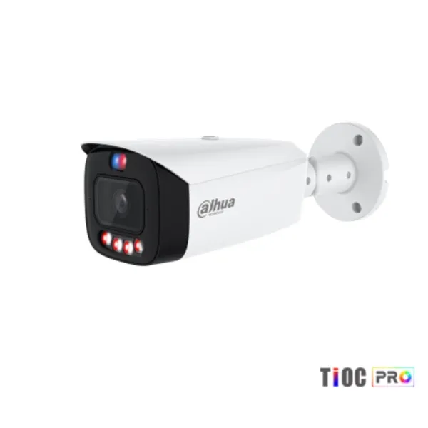 CAMARA IP BULLET 4MP TIOC PRO WIZCOLOR, IR 50M + LUZ CALIDA 50M DAHUA - CC040582 - CAMARAS IP & NVR