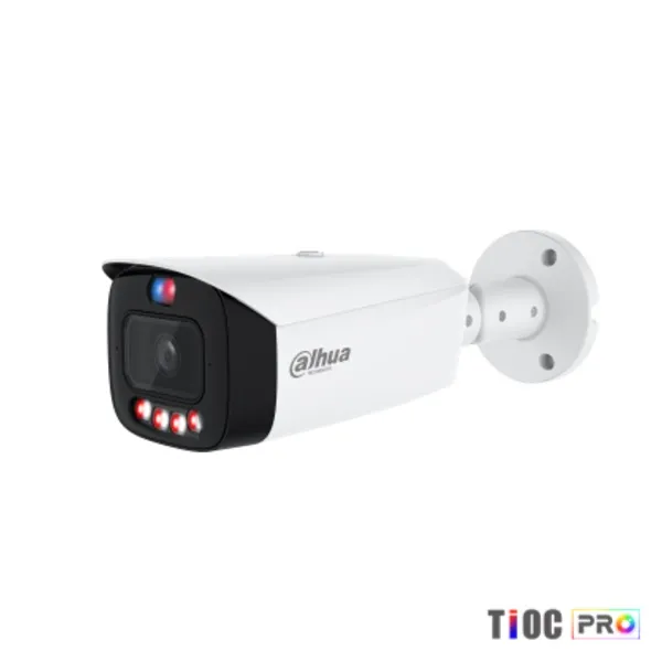 CAMARA IP BULLET 8MP TIOC PRO WIZCOLOR, IR 50M + LUZ CALIDA 50M DAHUA - CC040581 - CAMARAS IP & NVR