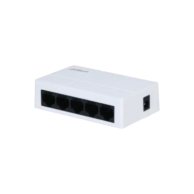 SWITCH GIGABIT 5 PUERTOS METÁLICO (NO POE) DAHUA - RE070334 - SWITCHES