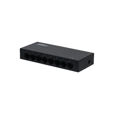 SWITCH GIGABIT 8 PUERTOS METÁLICO (NO POE) DAHUA - RE070336 - SWITCHES
