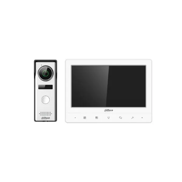 KIT VIDEOPORTERO ANÁLOGO, MONITOR 7" + FRENTE 1.3MP (DWDR, IP66) DAHUA - CA120066 - VIDEO PORTEROS