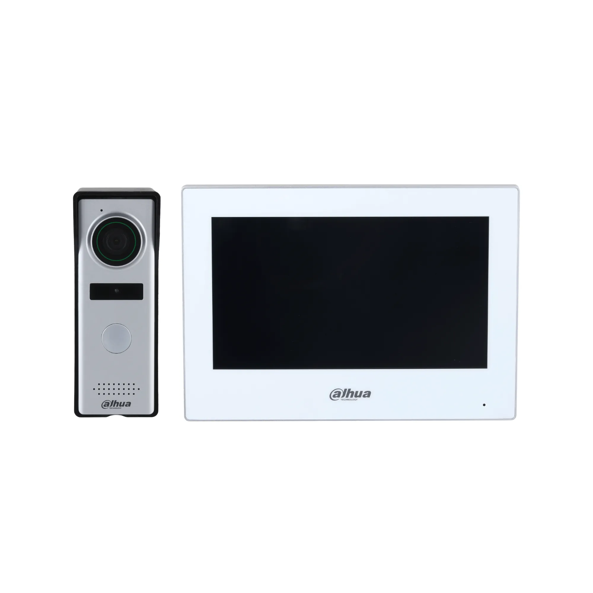 KIT VIDEOPORTERO HÍBRIDO 4 HILOS, MONITOR WIFI 7" TÁCTIL (POE) DAHUA - CA110081 - TIEMPO & ASISTENCIA