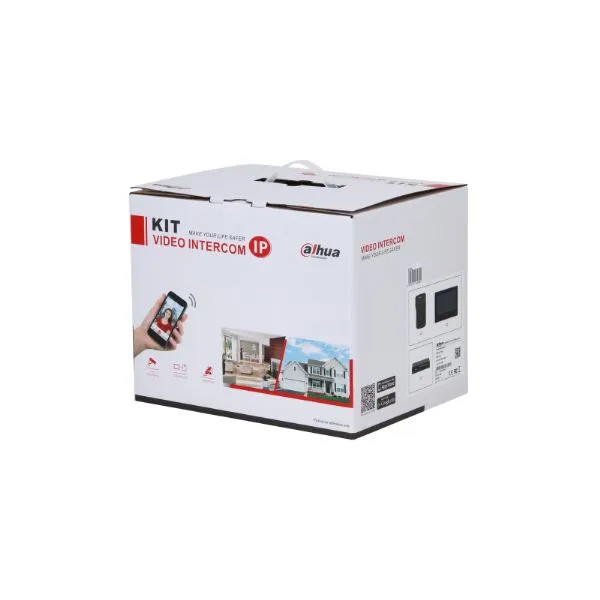 KIT VIDEOPORTERO IP POE 2MP + MONITOR 7" TÁCTIL (IP65, P2P) DAHUA - CA120071 - VIDEO PORTEROS