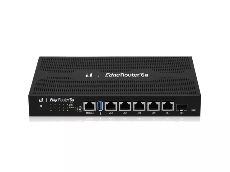 NAVIDAD - UISP EDGEROUTER 6-PORT WITH POE UBIQUITI - RE060013