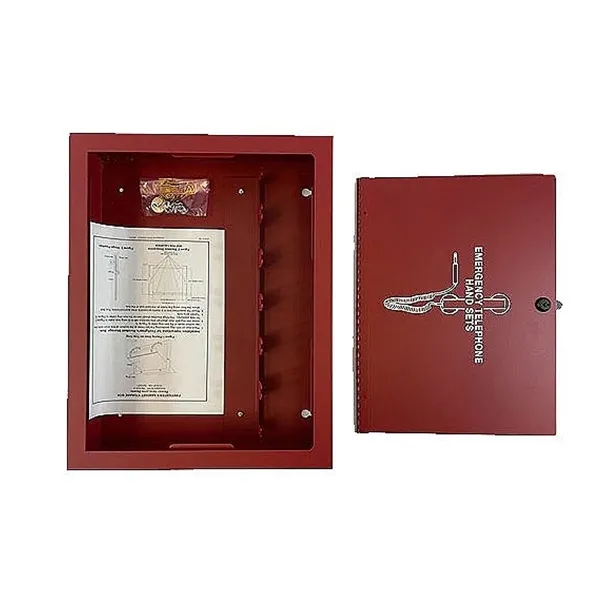GABINETE ROJO PARA TELEFONO DE BOMBEROS FIRE LITE - DF120015 - SISTEMAS DE AUDIO EVACUACION