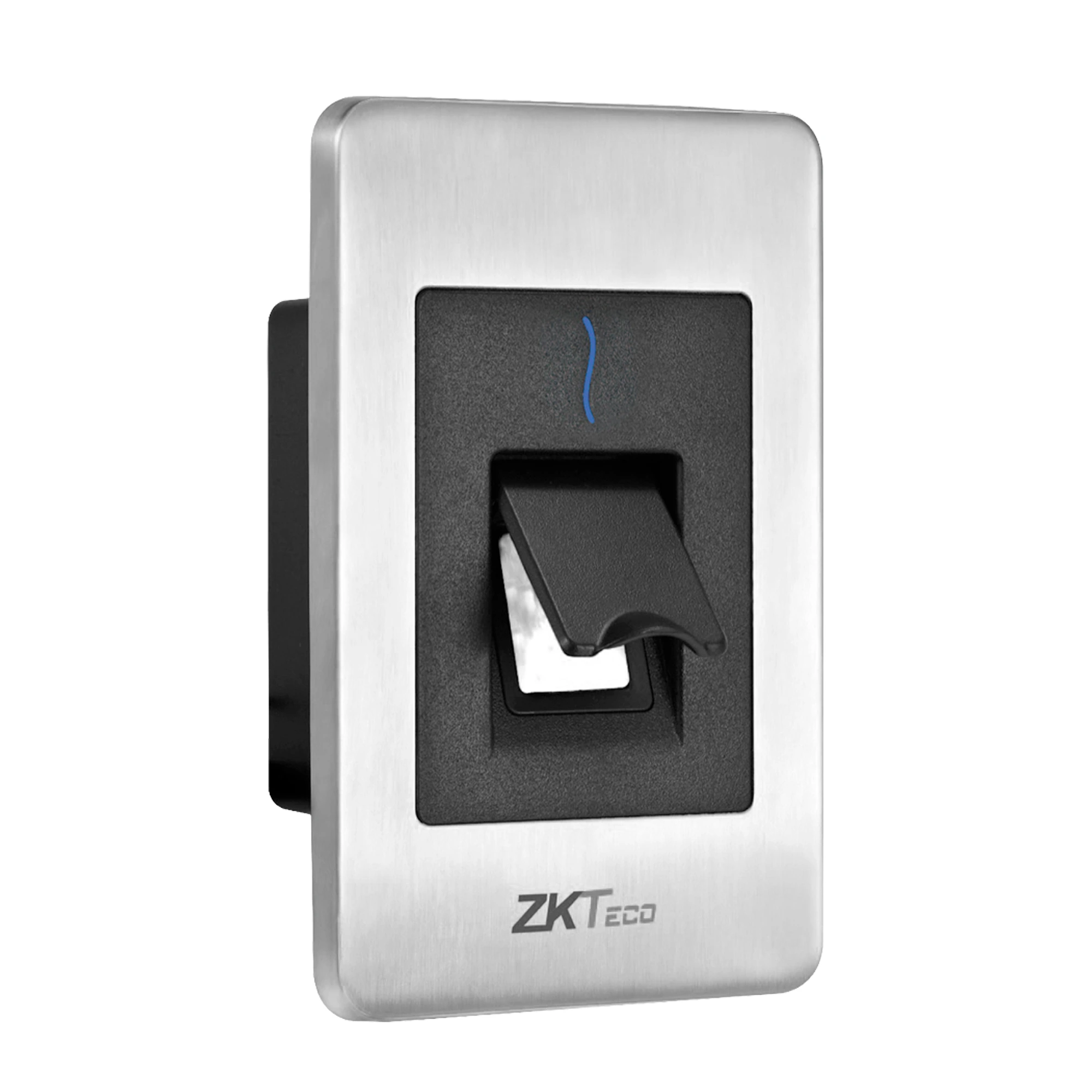 LECTOR DE HUELLA Y TARJETA ESCLAVO CON SENSOR SILKID Y LECTOR ID ZKTECO - CA060047 - CONTROLADORES DE ACCESO