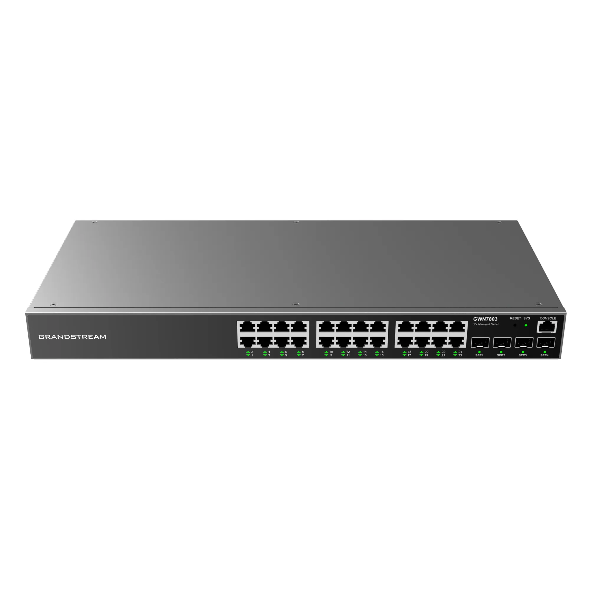 GWN7803 - Switch Layer 2+ Gigabit Administrable 24 puertos GRANDSTREAM - RE070292
