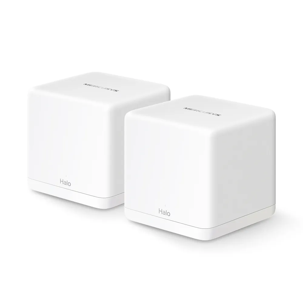 HALO H60X(2-PACK) Sistema Mesh MERCUSYS WiFi 6 AX1500 dual band (5GHz/2.4GHz) - RE090224 - WIRELESS HOME & OFFICE