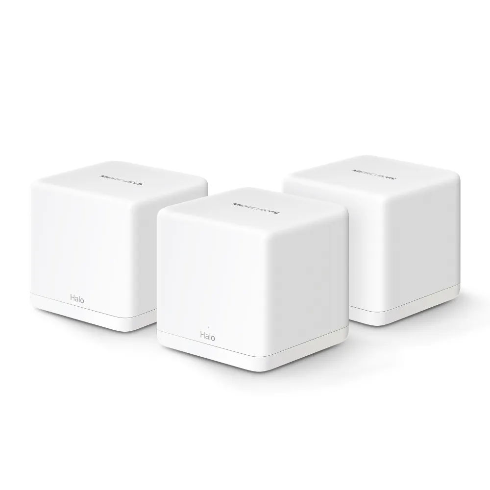 Halo H60X(3-pack) Sistema Mesh MERCUSYS WiFi 6 AX1500 dual band (5GHz/2.4GHz) - RE090225 - WIRELESS HOME & OFFICE