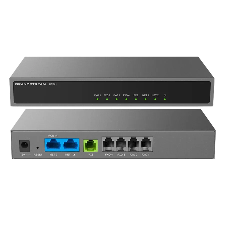 HT841 - HT841, Gateway Análogo a VoIP, 4xFXO, 1xFXS GRANDSTREAM - TE050083