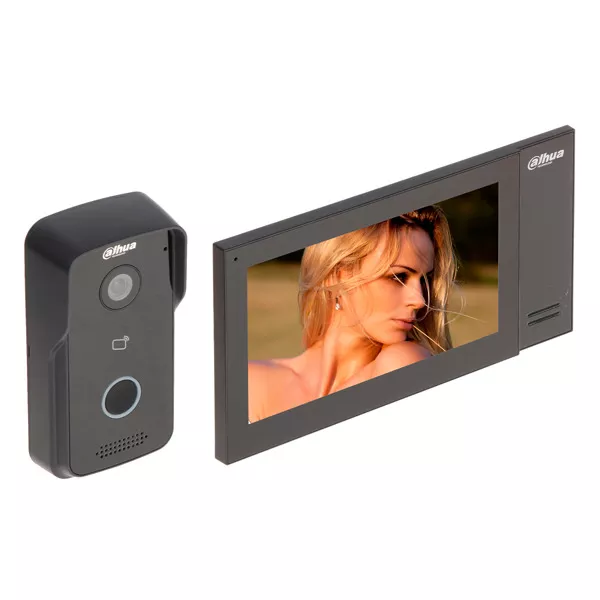 KIT VIDEOPORTERO IP POE, MONITOR 7" TÁCTIL + SWITCH POE (IP65, P2P) DAHUA - CA120054 - VIDEO PORTEROS