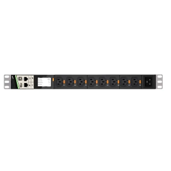 PDU MONITOREABLE DE 19" ENTRADA C20 MONOFASICA 16A CON 8 SALIDAS C13 LEGRAND - CE030068 - RACKS Y GABINETES