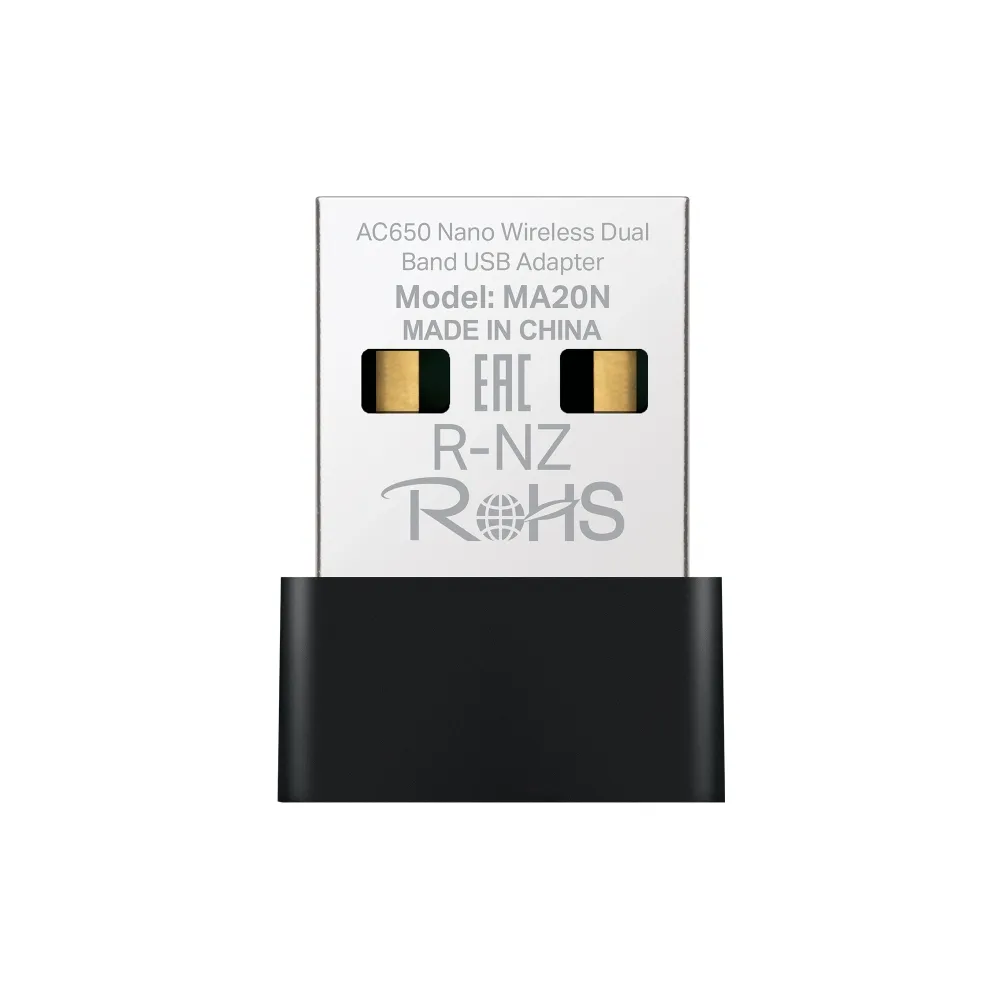 MA20N Adaptador USB MERCUSYS WiFi 4 N300 single band (2.4GHz) - RE090229 - WIRELESS HOME & OFFICE