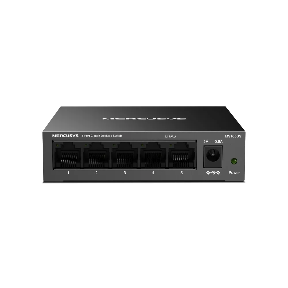 MS105GS Switch MERCUSYS 5 puertos Gigabit (10/100/1000) - RE070357 - SWITCHES