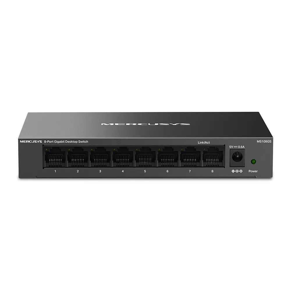 MS108GS Switch MERCUSYS 8 puertos Gigabit (10/100/1000) - RE070359 - SWITCHES