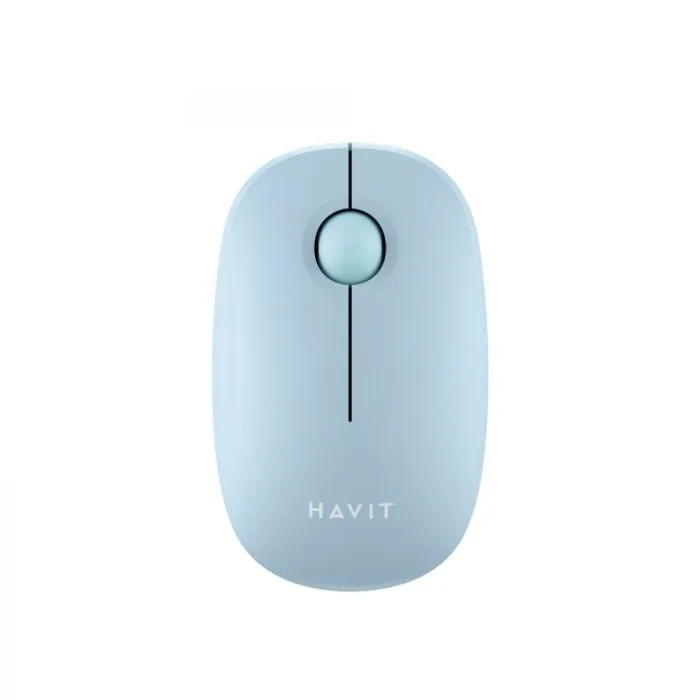 PROMO - MOUSE INALAMBRICO CELESTE 2.4 GHZ HAVIT - CO020023