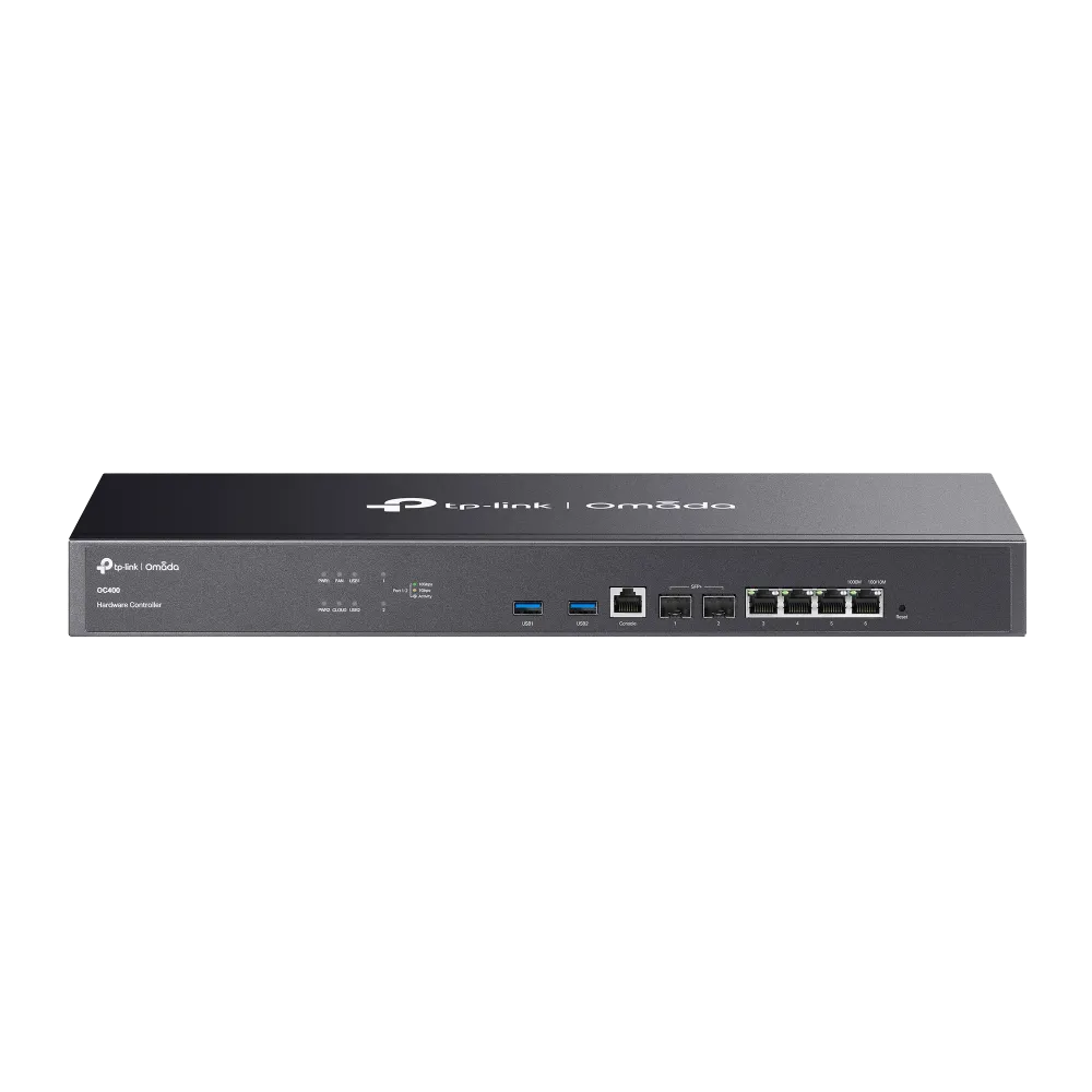 OC400 Controlador Omada, gestión centralizada, 2 SFP+ 10G, 4 GbE, 2 USB 3.0 - RE080144 - WIRELESS BUSINESS