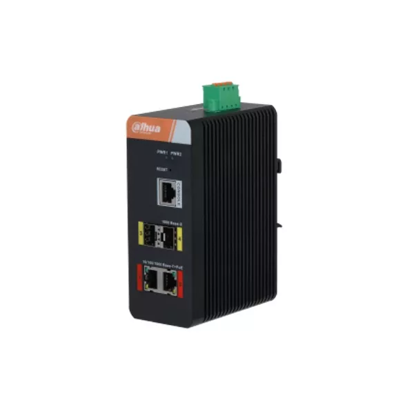 NAVIDAD - PFS4204-2GT-DP - SWITCH POE GIGABIT INDUSTRIAL /4PT POE - NO INCLUYE FUENTE DAHUA