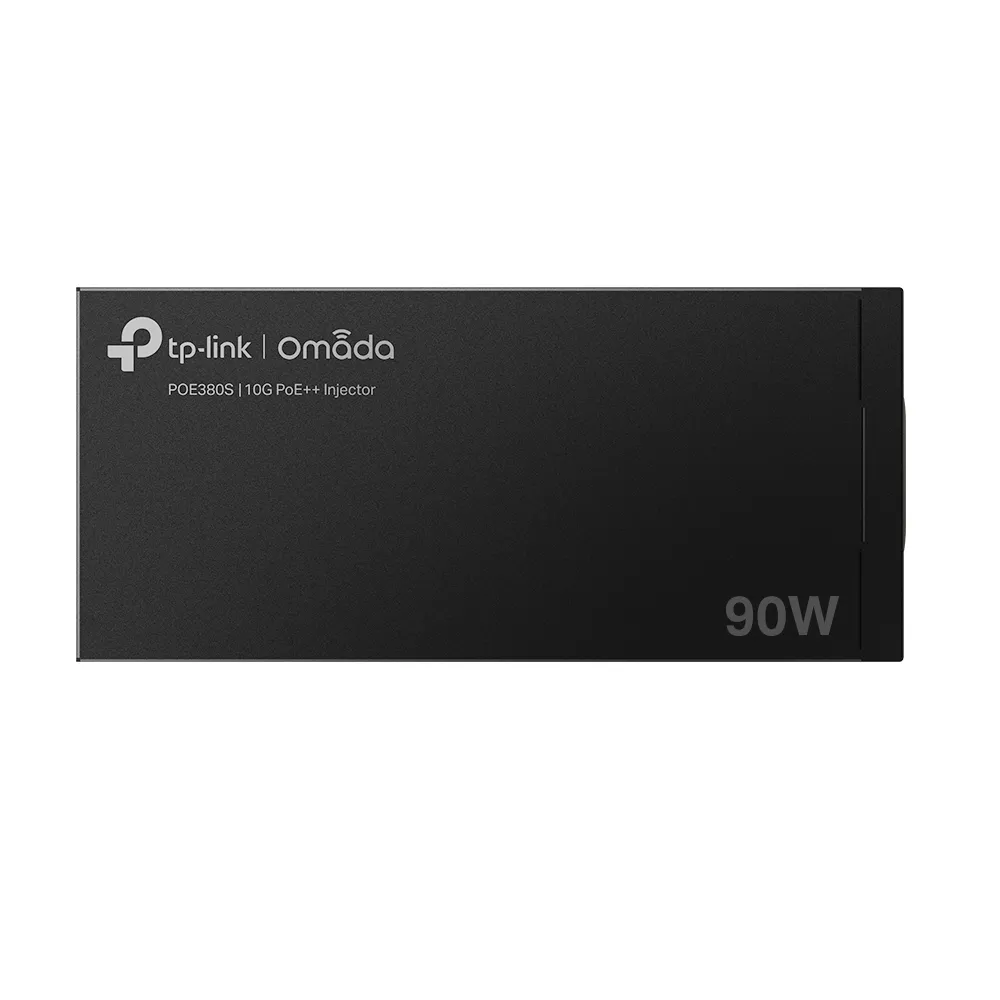 POE380S TP-LINK OMADA Inyector PoE++ Ethernet 10G, 90W, 2 puertos RJ45 - RE010159 - ACCESORIOS REDES