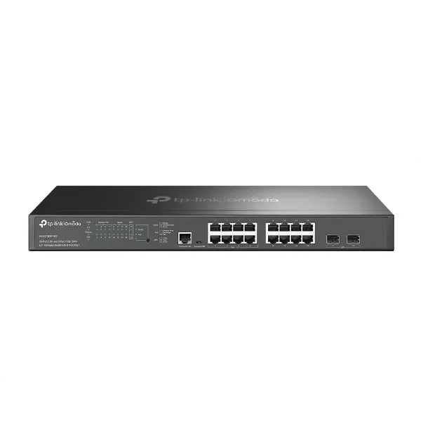 SG3218XP-M2 Switch administrable Omada L2+, 16×2.5G (8 PoE+ 240W), 2 SFP+ 10G - RE070229 - SWITCHES