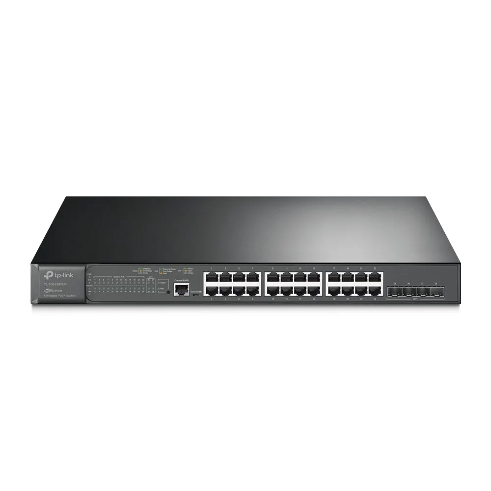 SG3428XMP Switch administrable Omada L2+, 24 Gb PoE+ (384W), 4 SFP+ 10G - RE070132 - SWITCHES