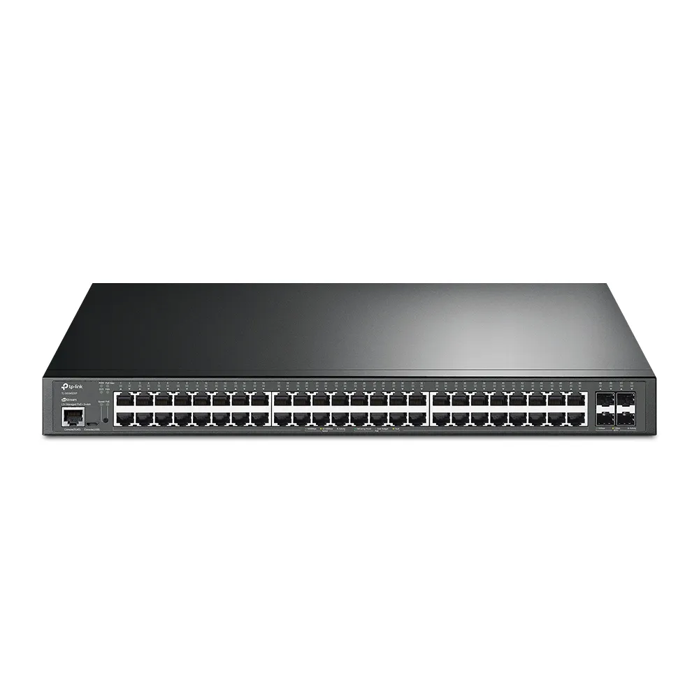 SG3452XP Switch administrable Omada L2+, 48 Gb PoE+ (500W), 4 SFP+ 10G - RE070249 - SWITCHES